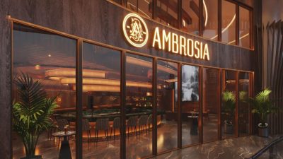 Experience Ambrosia SCBD: live music, top DJs, VOID sound system, and private events for up to 400 guests in an elegant setting